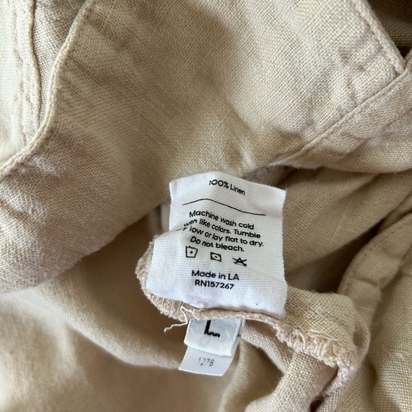 MATE Long Sleeve Linen Jumpsuit - Picture 6 of 8